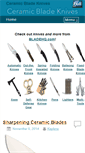 Mobile Screenshot of ceramicbladeknives.com